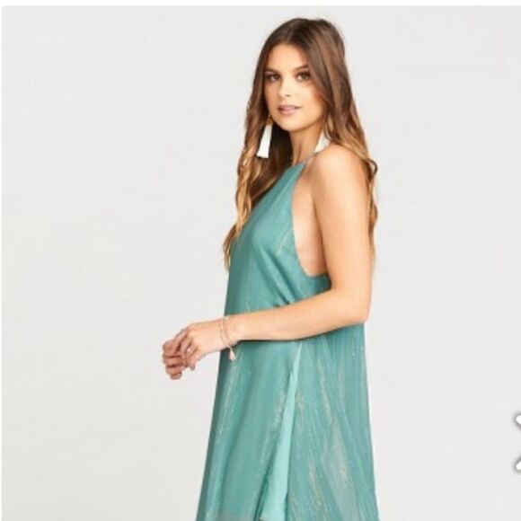 Sparkle & Shine Sage Bronte Maxi Dress (S) - Picture 2 of 10